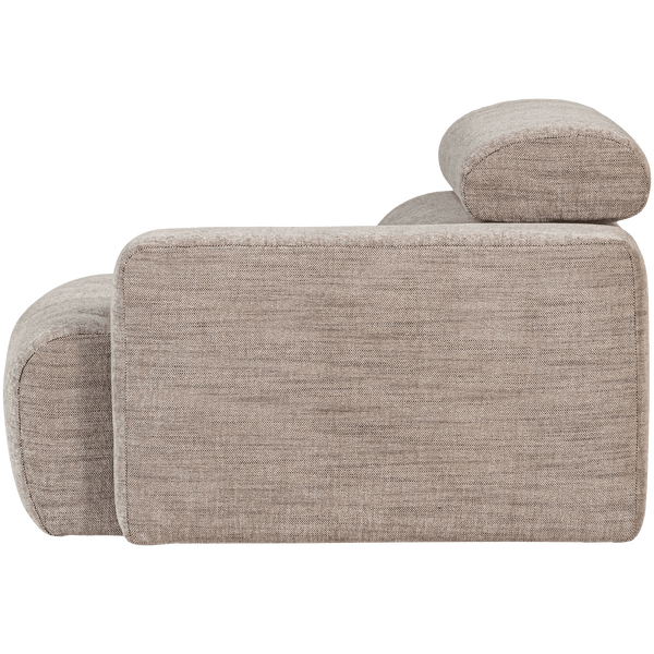 NOVI 1-ZITS ELEMENT ARM RECHTS NATUREL MELANGE