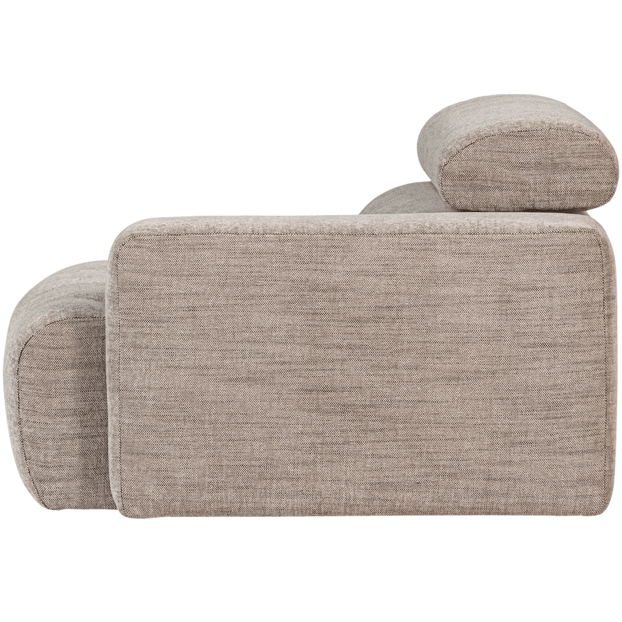 NOVI 1-ZITS ELEMENT ARM RECHTS NATUREL MELANGE