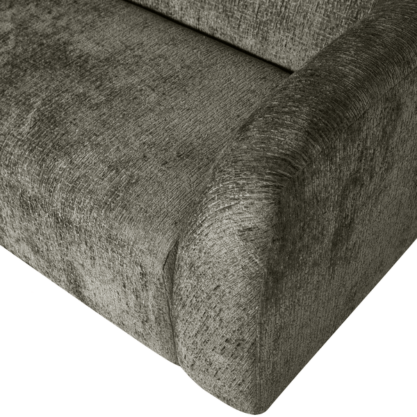 SLOPING 3-ZITS BANK STRUCTURE VELVET FROST