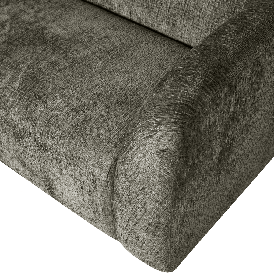 SLOPING 3-ZITS BANK STRUCTURE VELVET FROST