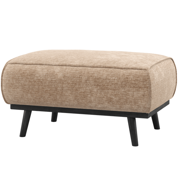 STATEMENT HOCKER CHENILLE VELVET PERZIKROZE