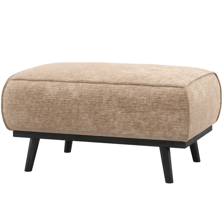 STATEMENT HOCKER CHENILLE VELVET PERZIKROZE
