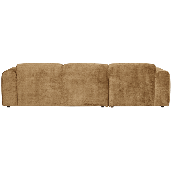 CLOUD CHAISE LONGUE BANK LINKS CHENILLE HONINGGEEL