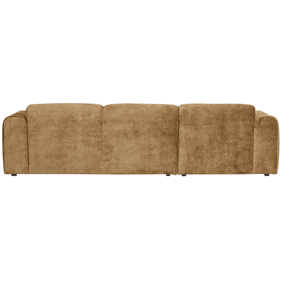 CLOUD CHAISE LONGUE BANK LINKS CHENILLE HONINGGEEL