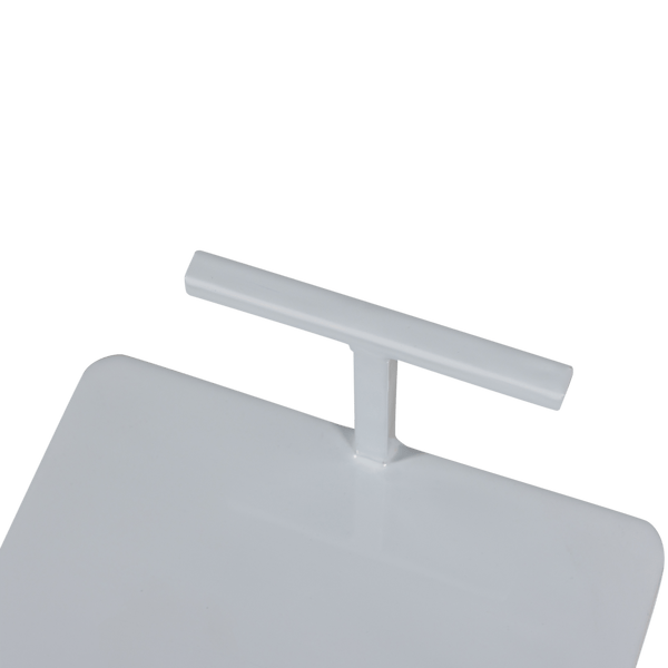 TOSTE BIJZETTAFEL METAAL LICHTBLAUW
