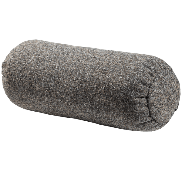 BAGGY ROLKUSSEN 50XO23 CM GEWEVEN STOF WARMGRIJS MELANGE