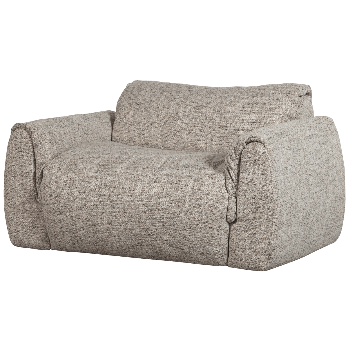 BAGGY LOVESEAT GEWEVEN STOF NATUREL MELANGE