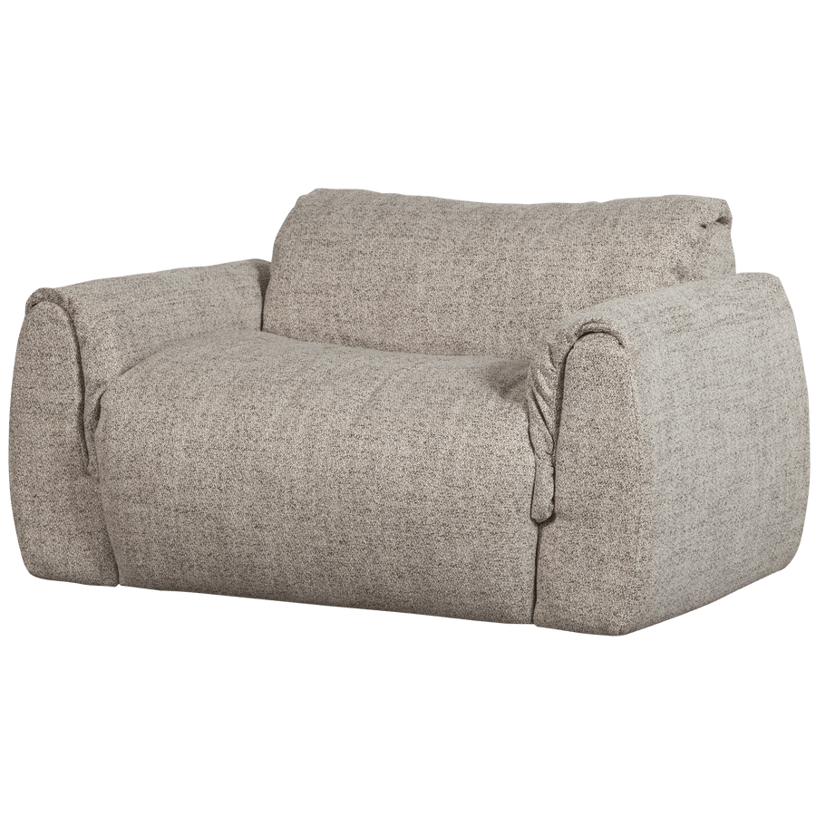 BAGGY LOVESEAT GEWEVEN STOF NATUREL MELANGE
