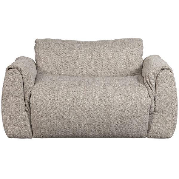 BAGGY LOVESEAT GEWEVEN STOF NATUREL MELANGE