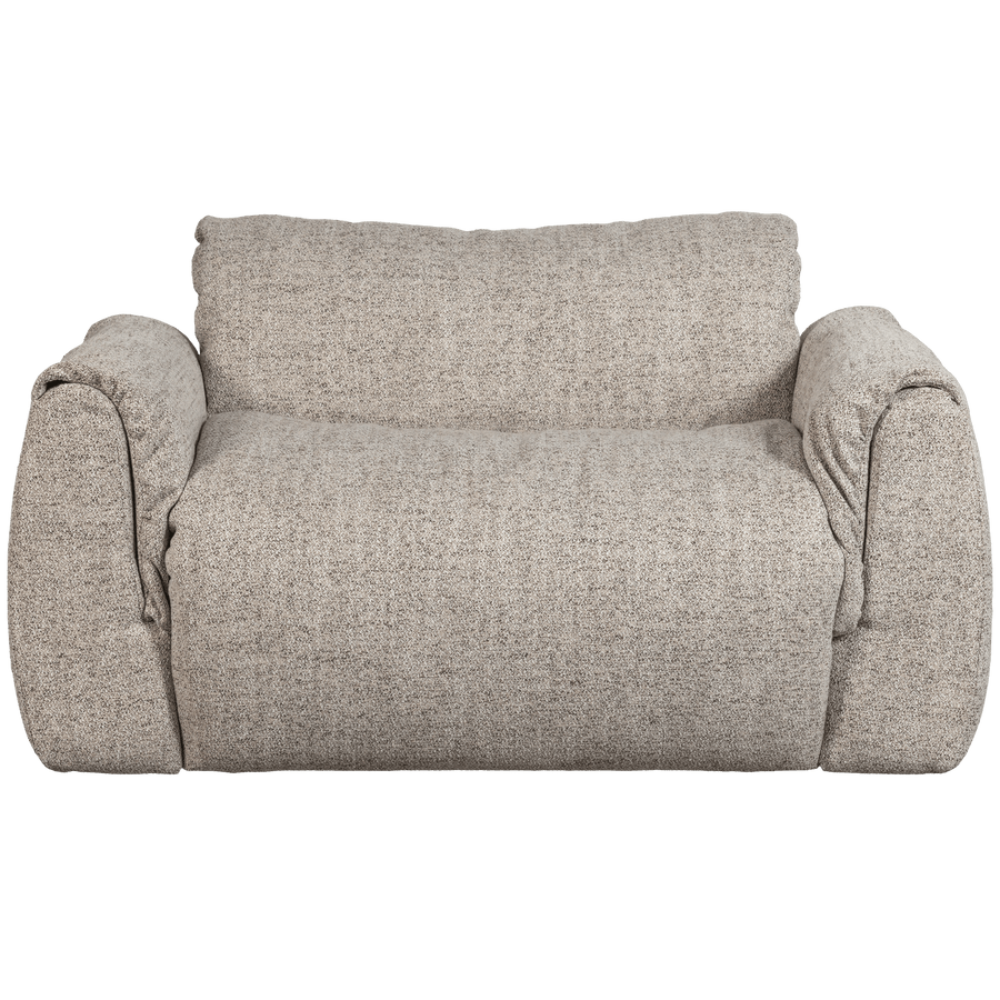 BAGGY LOVESEAT GEWEVEN STOF NATUREL MELANGE
