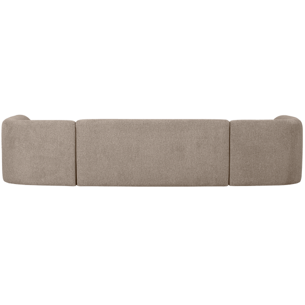 SLOPING U-VORM BANK NATUREL MELANGE