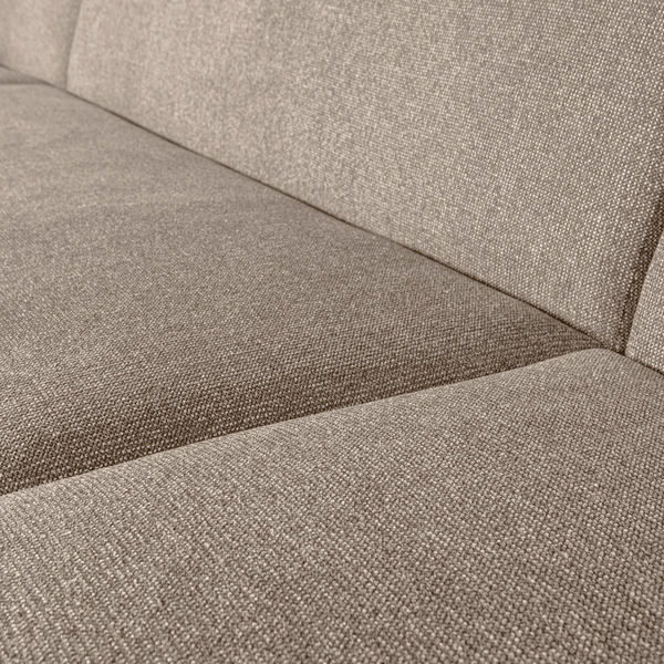 SLOPING U-VORM BANK NATUREL MELANGE