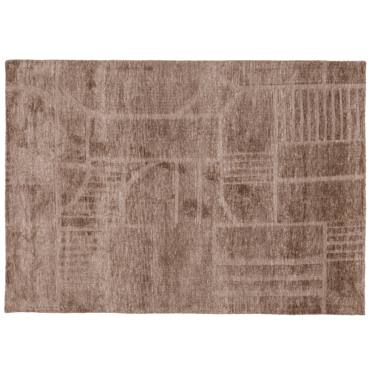 LOVI VLOERKLEED POLYESTER/KATOEN TAUPE 170x240CM