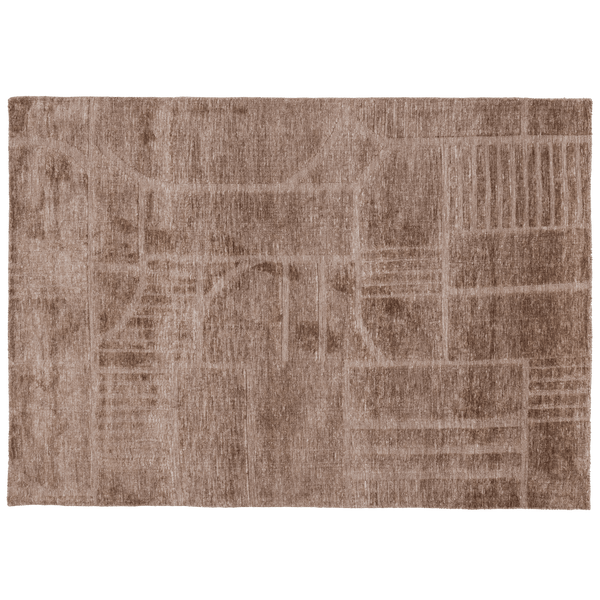 LOVI VLOERKLEED POLYESTER/KATOEN TAUPE 170x240CM