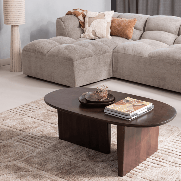 LOVI VLOERKLEED POLYESTER/KATOEN TAUPE 170x240CM