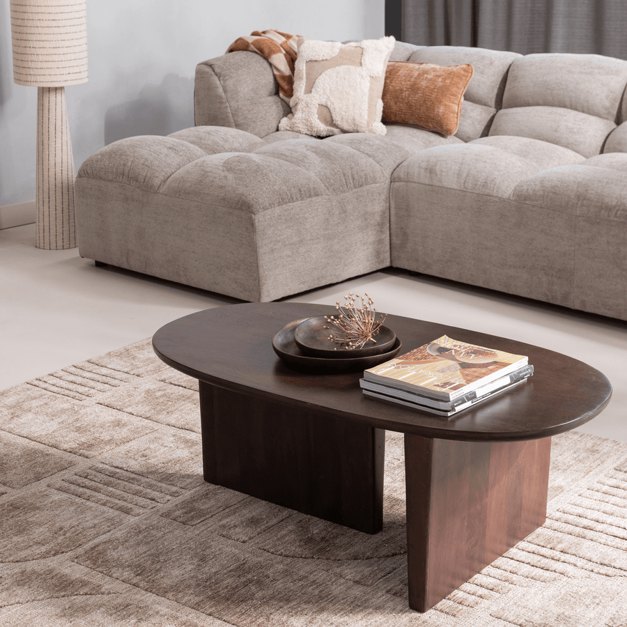LOVI VLOERKLEED POLYESTER/KATOEN TAUPE 170x240CM