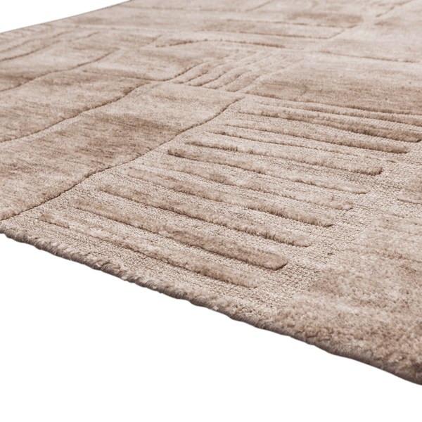 LOVI VLOERKLEED POLYESTER/KATOEN TAUPE 170x240CM
