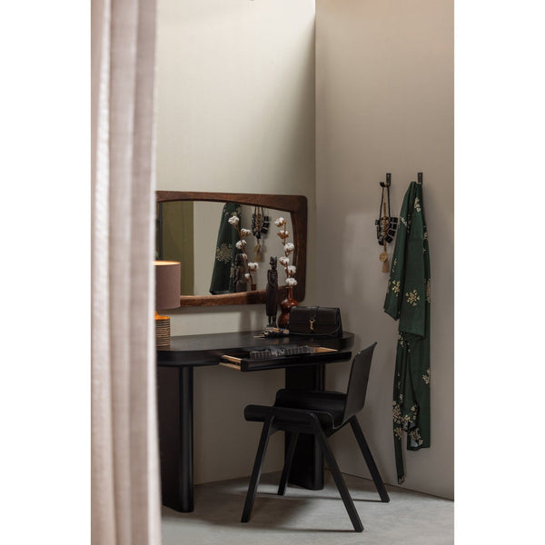 MAEL BUREAU/SIDETABLE FINEER ZWART