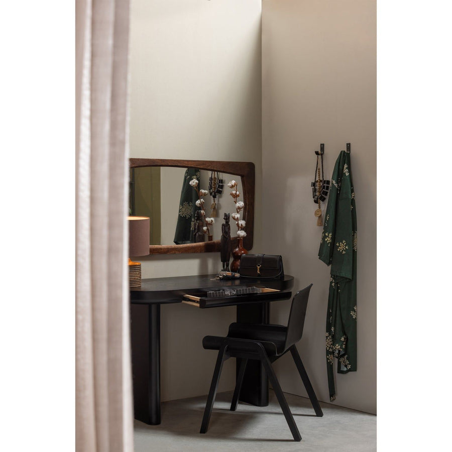 MAEL BUREAU/SIDETABLE FINEER ZWART