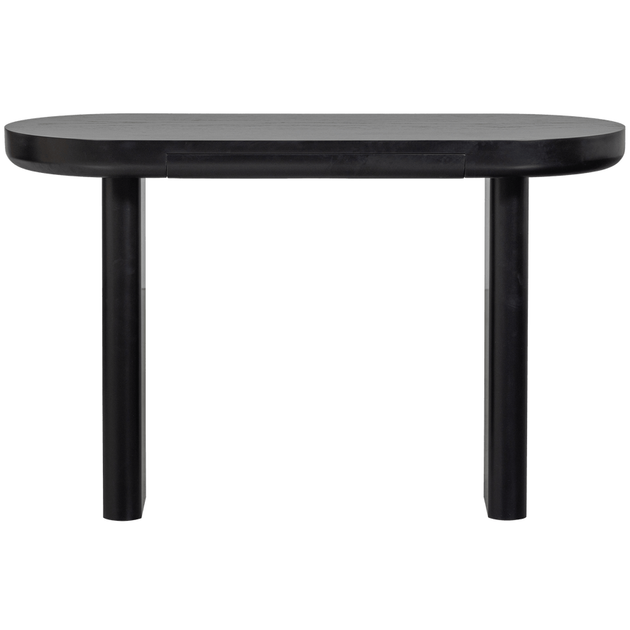 MAEL BUREAU/SIDETABLE FINEER ZWART