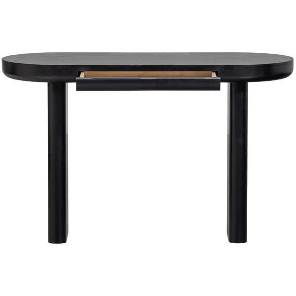 MAEL BUREAU/SIDETABLE FINEER ZWART