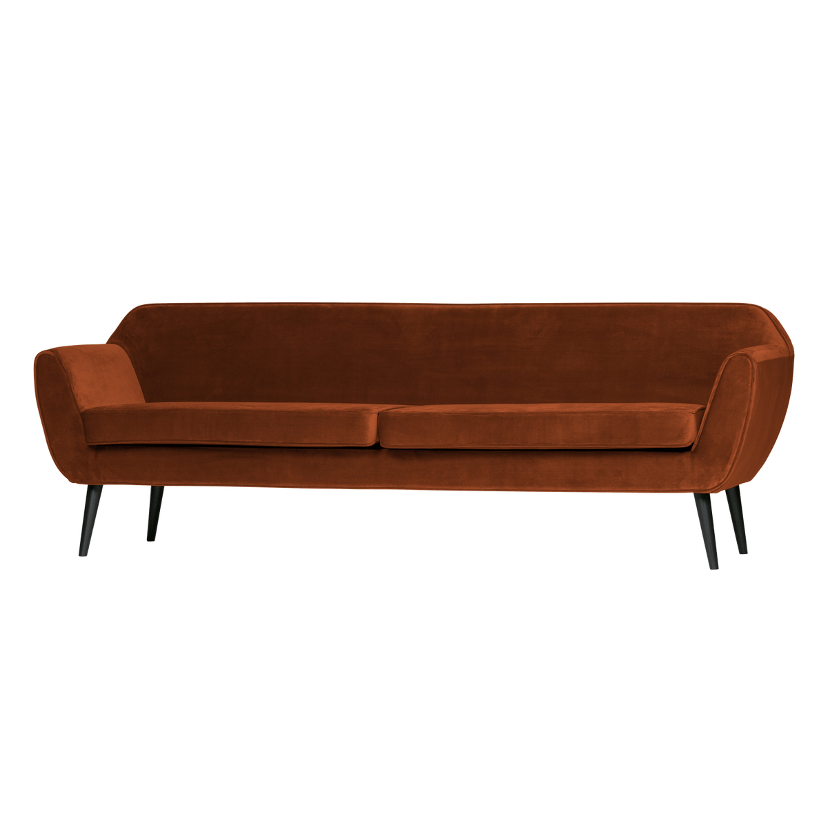 ROCCO XL BANK 230 CM VELVET ROESTBRUIN