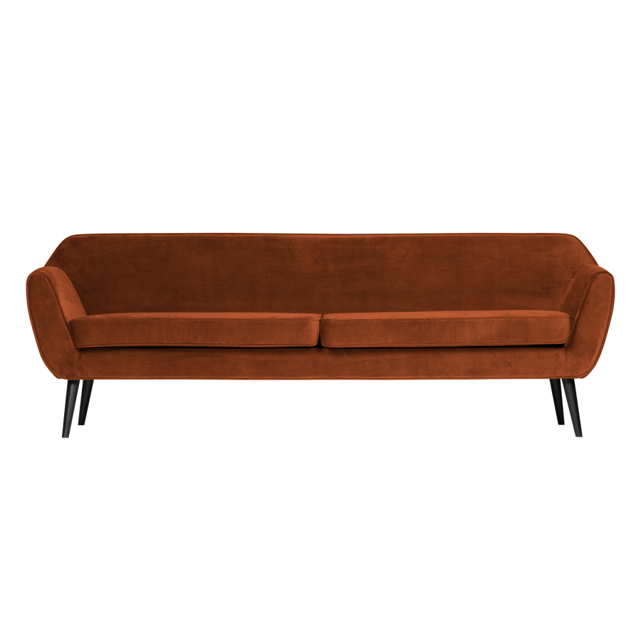 ROCCO XL BANK 230 CM VELVET ROESTBRUIN