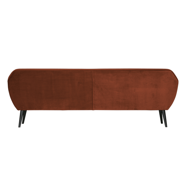 ROCCO XL BANK 230 CM VELVET ROESTBRUIN