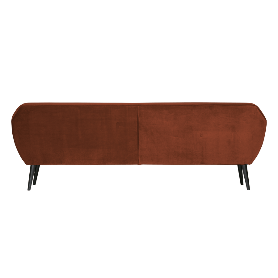 ROCCO XL BANK 230 CM VELVET ROESTBRUIN