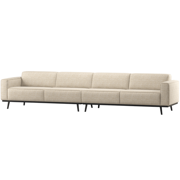 STATEMENT XL 4-ZITS BANK 372 CM BEIGE MELANGE