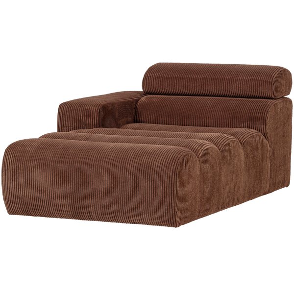 NOVI CHAISE LONGUE ELEMENT ARM LINKS RIBSTOF TERRA