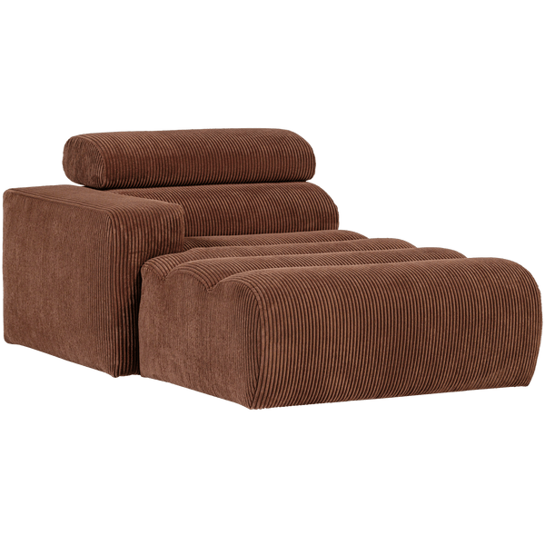 NOVI CHAISE LONGUE ELEMENT ARM LINKS RIBSTOF TERRA