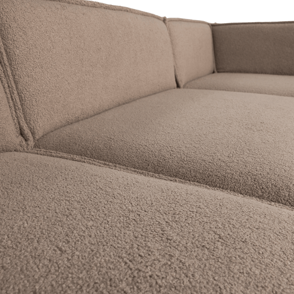 MANU CHAISE LONGUE BANK RECHTS TEDDY TAUPE [fsc]