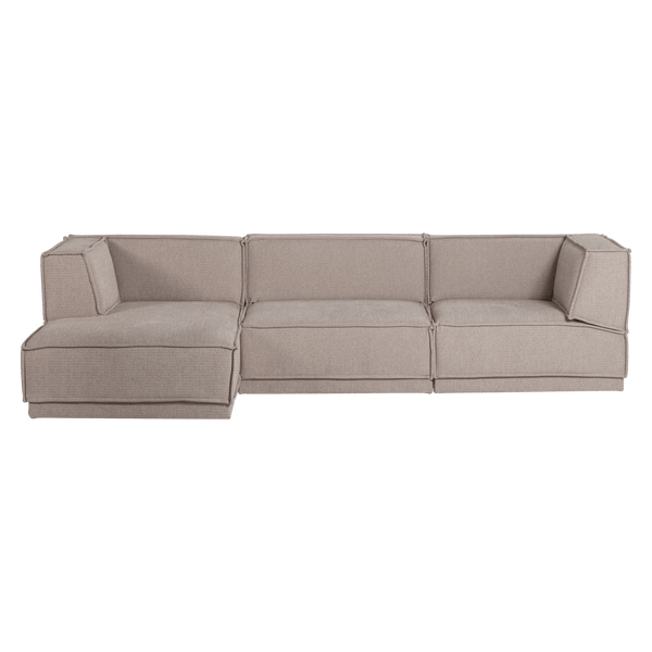 MANU CHAISE LONGUE BANK LINKS GROVE CHENILLE NATUREL [fsc]
