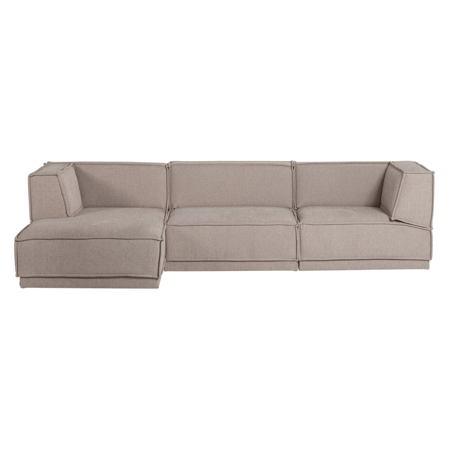 MANU CHAISE LONGUE BANK LINKS GROVE CHENILLE NATUREL [fsc]