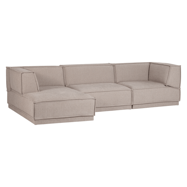 MANU CHAISE LONGUE BANK LINKS GROVE CHENILLE NATUREL [fsc]