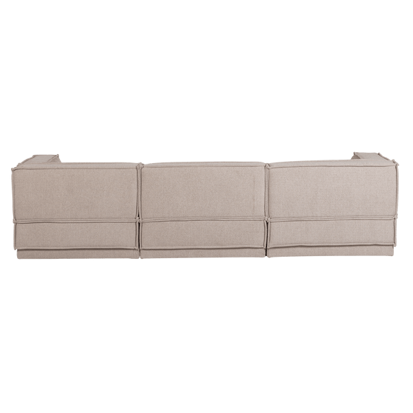 MANU CHAISE LONGUE BANK LINKS GROVE CHENILLE NATUREL [fsc]
