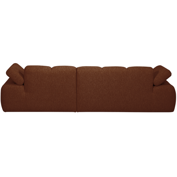 MOJO CHAISE LONGUE BANK RECHTS BOUCLE ROESTBRUIN MELANGE