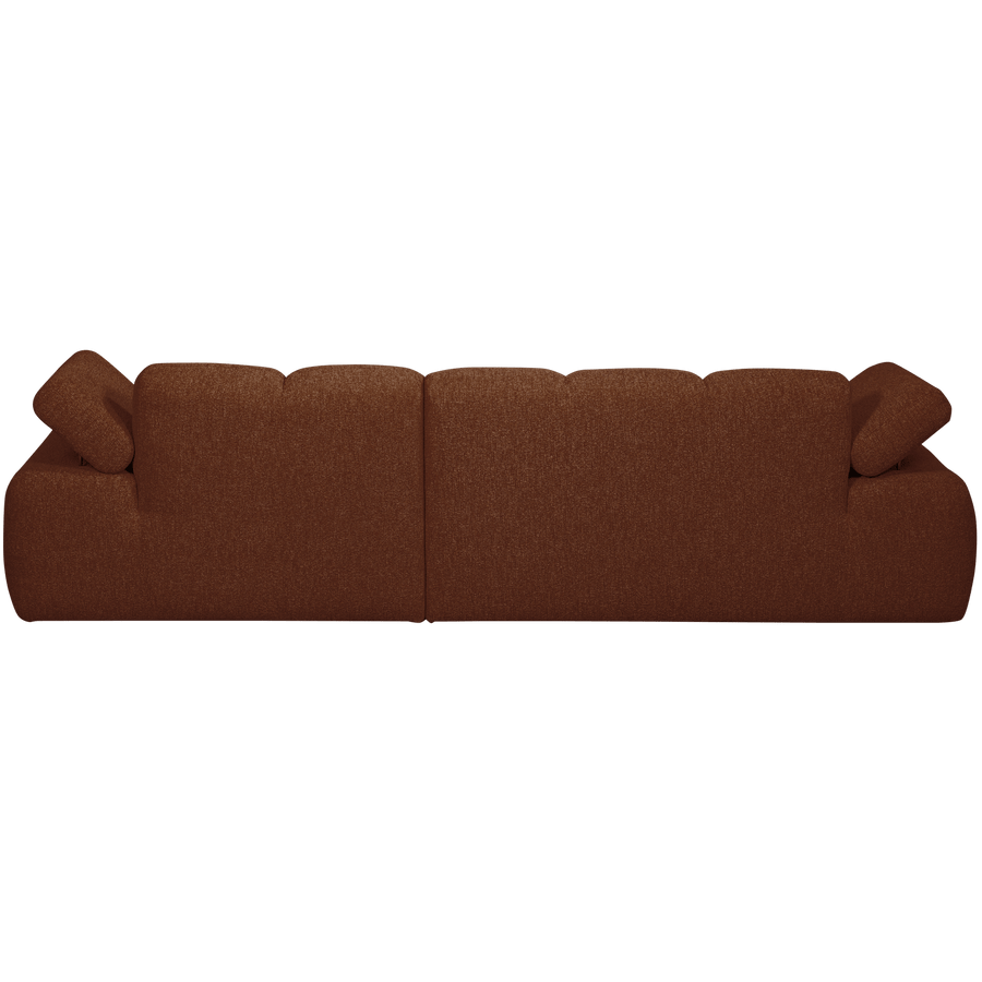 MOJO CHAISE LONGUE BANK RECHTS BOUCLE ROESTBRUIN MELANGE