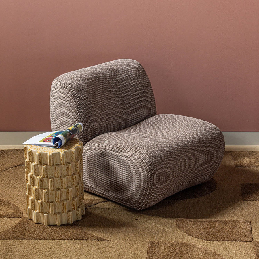 NOMU FAUTEUIL GROVE CHENILLE BRUIN [fsc]