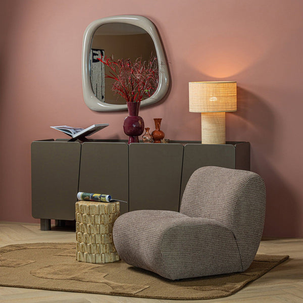 NOMU FAUTEUIL GROVE CHENILLE BRUIN [fsc]