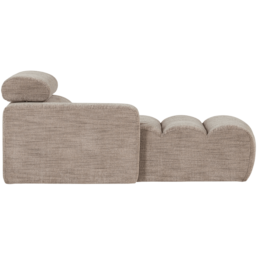 NOVI CHAISE LONGUE ELEMENT ARM LINKS NATUREL MELANGE