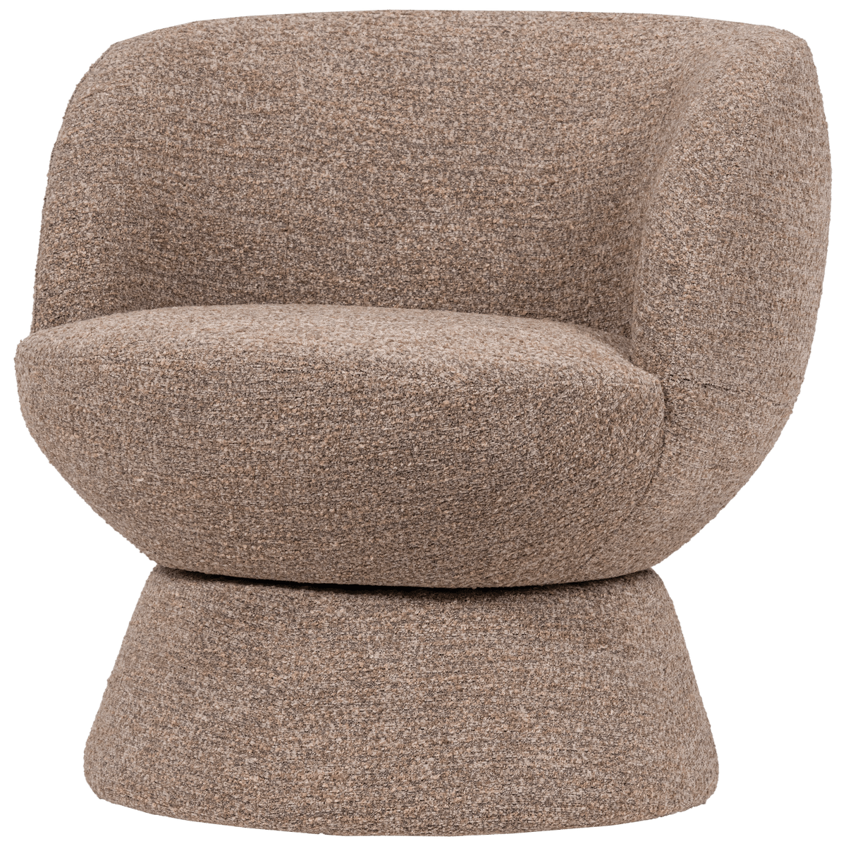 SHUFFLE DRAAIFAUTEUIL BRUIN MELANGE