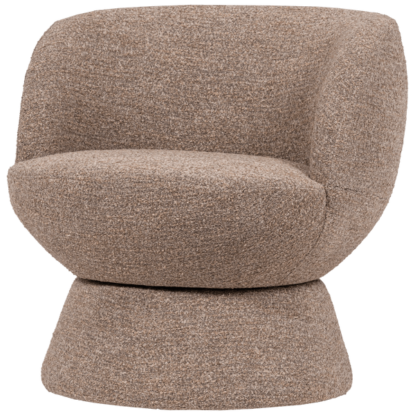 SHUFFLE DRAAIFAUTEUIL BRUIN MELANGE