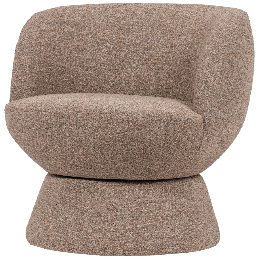 SHUFFLE DRAAIFAUTEUIL BRUIN MELANGE