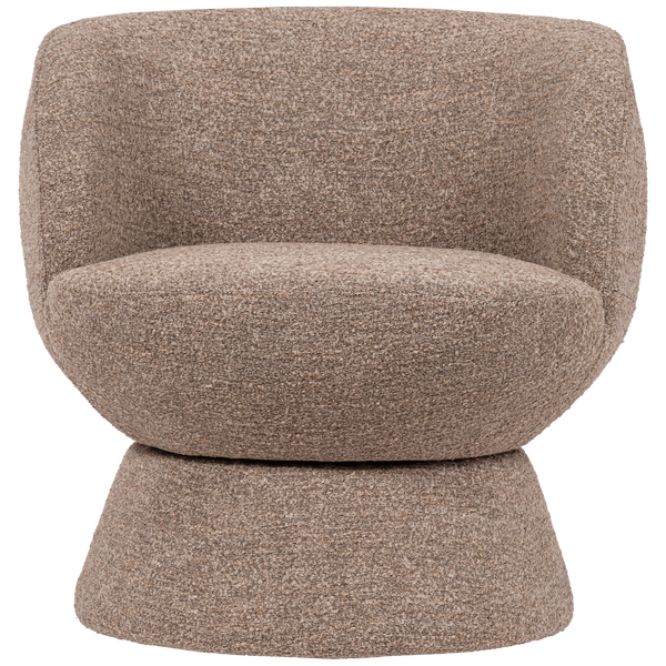 SHUFFLE DRAAIFAUTEUIL BRUIN MELANGE