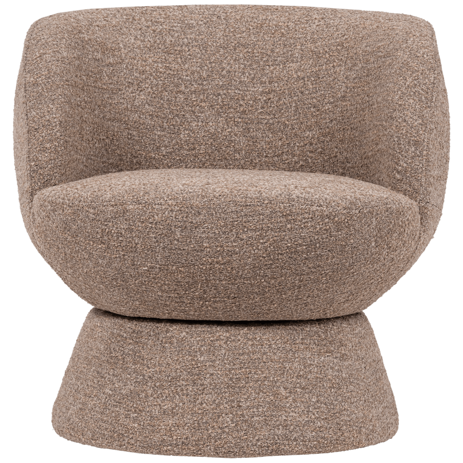 SHUFFLE DRAAIFAUTEUIL BRUIN MELANGE