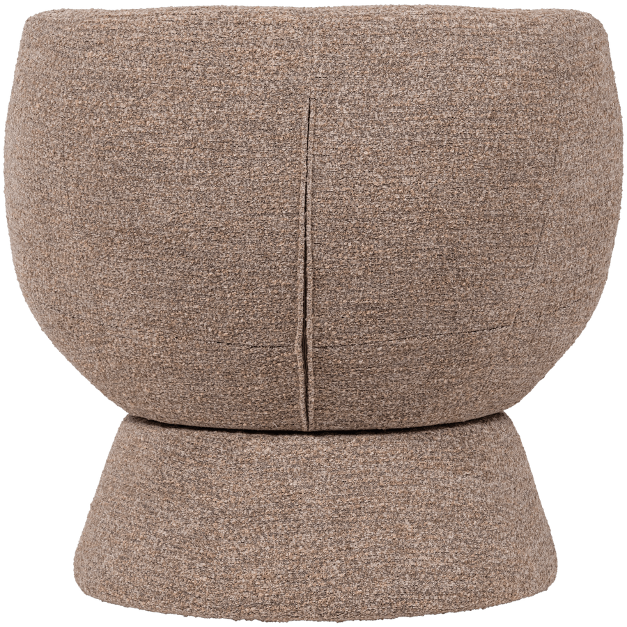 SHUFFLE DRAAIFAUTEUIL BRUIN MELANGE