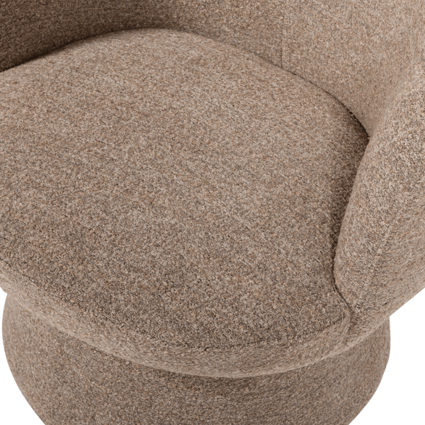 SHUFFLE DRAAIFAUTEUIL BRUIN MELANGE