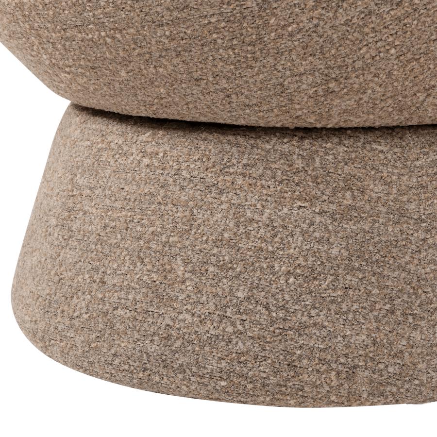 SHUFFLE DRAAIFAUTEUIL BRUIN MELANGE